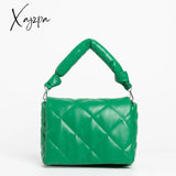 Xajzpa - Fashion Lingge Quilted Women Handbag Designer Padded Shoulder Crossbody Bag Luxury Pu