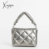 Xajzpa - Fashion Lingge Quilted Women Handbag Designer Padded Shoulder Crossbody Bag Luxury Pu