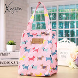 Xajzpa - Fashion Lunch Bag Insulated Thermal Lovely Cat Multicolor Breakfast Box Bags Women
