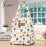 Xajzpa - Fashion Lunch Bag Insulated Thermal Lovely Cat Multicolor Breakfast Box Bags Women