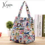 Xajzpa - Fashion Lunch Bag Insulated Thermal Lovely Cat Multicolor Breakfast Box Bags Women