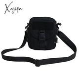 Xajzpa - Fashion Men Messenger Bag Canvas Cell Phone Shoulder Small Crossbody Pack Travel Waist