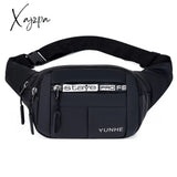 Xajzpa - Fashion Men Pack Teenager Outdoor Sports Running Cycling Waist Bag Male Shoulder Belt