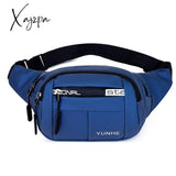 Xajzpa - Fashion Men Pack Teenager Outdoor Sports Running Cycling Waist Bag Male Shoulder Belt