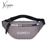 Xajzpa - Fashion Men Pack Teenager Outdoor Sports Running Cycling Waist Bag Male Shoulder Belt