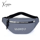 Xajzpa - Fashion Men Pack Teenager Outdoor Sports Running Cycling Waist Bag Male Shoulder Belt