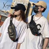 Xajzpa - Fashion Men Pack Teenager Outdoor Sports Running Cycling Waist Bag Male Shoulder Belt