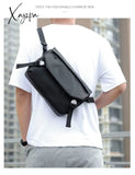 Xajzpa - Fashion Men Shoulder Crossbody Bag Nylon Cloth Messenger Bags For Man 2023 Male Designer