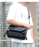 Xajzpa - Fashion Men Shoulder Crossbody Bag Nylon Cloth Messenger Bags For Man 2023 Male Designer