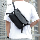 Xajzpa - Fashion Men Shoulder Crossbody Bag Nylon Cloth Messenger Bags For Man 2023 Male Designer