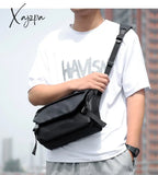 Xajzpa - Fashion Men Shoulder Crossbody Bag Nylon Cloth Messenger Bags For Man 2023 Male Designer