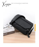 Xajzpa - Fashion Men Shoulder Crossbody Bag Nylon Cloth Messenger Bags For Man 2023 Male Designer