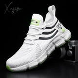 Xajzpa - Fashion Mesh Men Sneakers Breathable Couple Sports Shoes Comfortable Classic Casual Flying