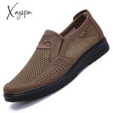 Xajzpa - Fashion New Men Sneakers Large Sizes 38-48 Soft Lightweight Breathable Slip-On Flats