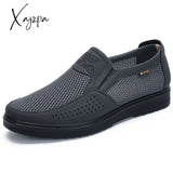 Xajzpa - Fashion New Men Sneakers Large Sizes 38-48 Soft Lightweight Breathable Slip-On Flats