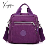 Xajzpa - Fashion One-Shoulder Backpack Multifunctional Travel Waterproof Mummy Bag School Bags For