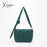 Xajzpa - Fashion Padded Pillow Shoulder Bag For Women Designer Quilted Crossbody Bags Knotted Pu