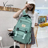 Xajzpa - Fashion Preppy Style Women Cute Backpack School Bag Backpacks For Teengers Gilrs Large