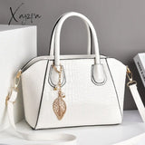 Xajzpa - Fashion Quality Snake Print Women’s Bag New European And American Retro Shell Handbag