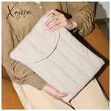 Xajzpa - Fashion Quilted Padded Ipad Bag For Women Puffy Tablet Case Laptop Storage Bags 11 15 Inch