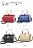 Xajzpa - Fashion Retro Barrel-Shaped Women Shoulder Bag Pu Leather Sequin Female Handbag Plaid