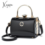 Xajzpa - Fashion Retro Barrel-Shaped Women Shoulder Bag Pu Leather Sequin Female Handbag Plaid