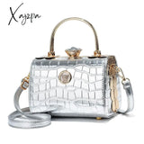 Xajzpa - Fashion Retro Barrel-Shaped Women Shoulder Bag Pu Leather Sequin Female Handbag Plaid