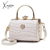 Xajzpa - Fashion Retro Barrel-Shaped Women Shoulder Bag Pu Leather Sequin Female Handbag Plaid