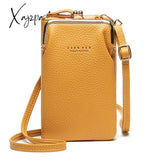 Xajzpa - Fashion Small Crossbody Bags Women Mini Pu Leather Shoulder Messenger Bag For Girls Yellow