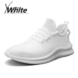 Xajzpa - Fashion Sneakers Lightweight Men Casual Shoes Breathable Male Footwear Lace Up Walking