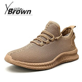 Xajzpa - Fashion Sneakers Lightweight Men Casual Shoes Breathable Male Footwear Lace Up Walking