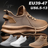 Xajzpa - Fashion Sneakers Lightweight Men Casual Shoes Breathable Male Footwear Lace Up Walking