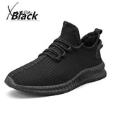 Xajzpa - Fashion Sneakers Lightweight Men Casual Shoes Breathable Male Footwear Lace Up Walking