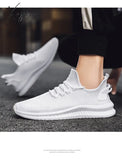 Xajzpa - Fashion Sneakers Lightweight Men Casual Shoes Breathable Male Footwear Lace Up Walking