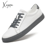 Xajzpa - Fashion Sneakers Men Shoes Genuine Leather Casual Shoes Big Size 48 49 Cow leather Shoes New