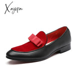 Xajzpa - Fashion Solid Color Loafers Men Shoes Business Casual Party Daily Classic Slip-On Mask Pu