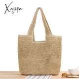 Xajzpa - Fashion Straw Women Shoulder Bags Paper Woven Female Handbags Large Capacity Summer Beach