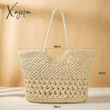 Xajzpa - Fashion Straw Women Shoulder Bags Paper Woven Female Handbags Large Capacity Summer Beach