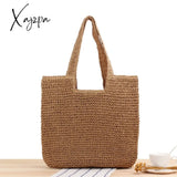 Xajzpa - Fashion Straw Women Shoulder Bags Paper Woven Female Handbags Large Capacity Summer Beach