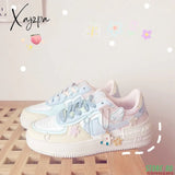 Xajzpa - Fashion Trends Sweet Lolita Shoes Women Platform Sneakers Sports Kawaii Flat Causal