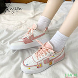 Xajzpa - Fashion Trends Sweet Lolita Shoes Women Platform Sneakers Sports Kawaii Flat Causal