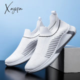 Xajzpa - Fashion Vulcanize Shoes Men Sneakers Breathable Casual Non-Slip Male Loafers Lightweight