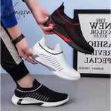 Xajzpa - Fashion Vulcanize Shoes Men Sneakers Breathable Casual Non-Slip Male Loafers Lightweight