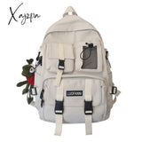 Xajzpa - Fashion Waterproof Nylon Women Backpack For Girls Travel High Capacity Student Bookbag Men