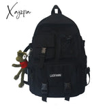 Xajzpa - Fashion Waterproof Nylon Women Backpack For Girls Travel High Capacity Student Bookbag Men