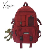 Xajzpa - Fashion Waterproof Nylon Women Backpack For Girls Travel High Capacity Student Bookbag Men