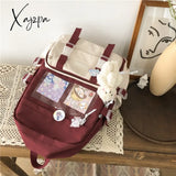 Xajzpa - Fashion Waterproof Women Backpack Teenager Girl Kawaii Bookbag Laptop Rucksack Cute