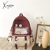 Xajzpa - Fashion Waterproof Women Backpack Teenager Girl Kawaii Bookbag Laptop Rucksack Cute