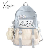 Xajzpa - Fashion Waterproof Women Backpack Teenager Girl Kawaii Bookbag Laptop Rucksack Cute