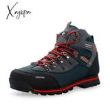 Xajzpa Fashion Winter High-Top Outdoor Shoes Hiking Men’s Sports Waterproof Casual Anti-Cold Snow